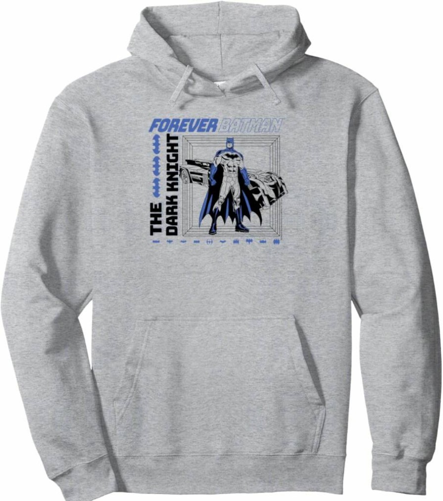 Amazon Essentials DC Comics Batman The Dark Knight Graphic Pullover Hoodie Sweatshirt