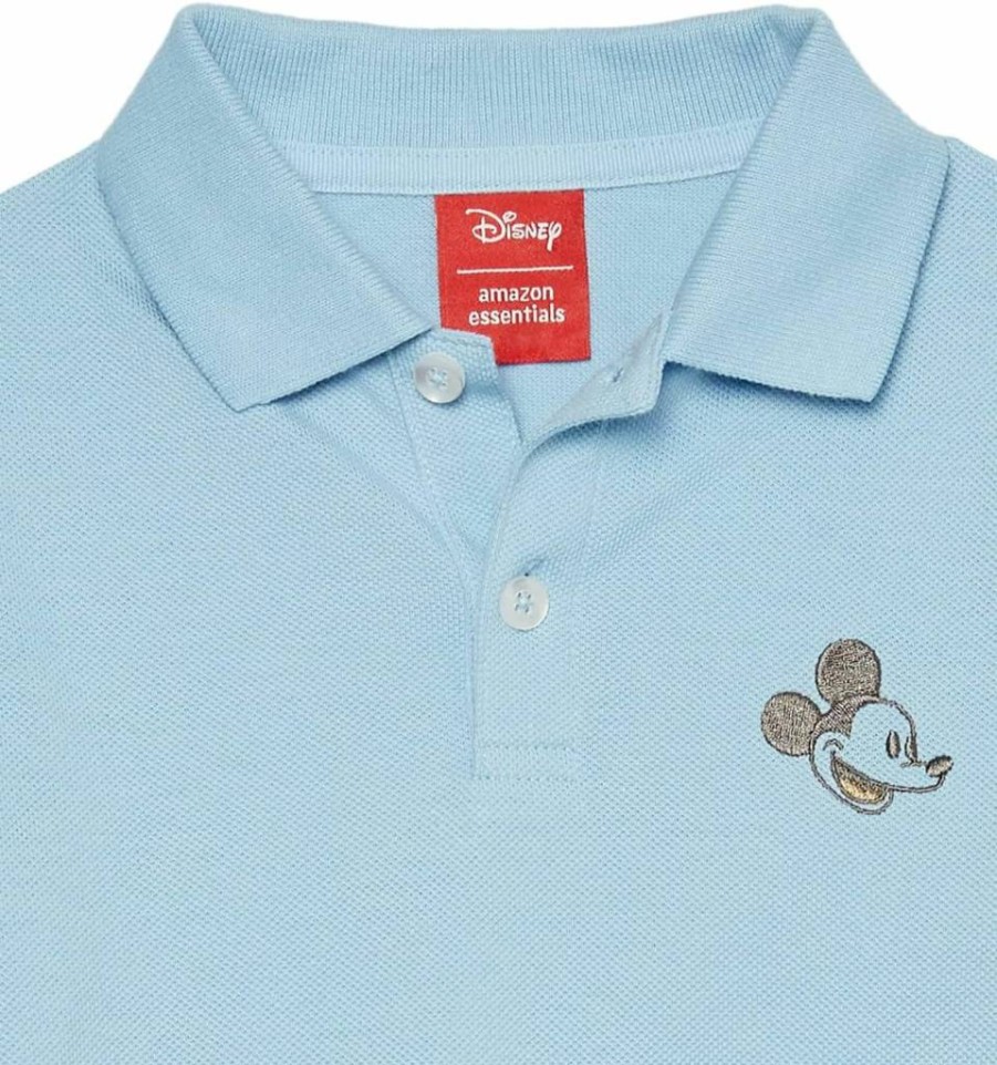 Amazon Essentials Boys' & Toddlers' Short-Sleeve Polo Shirts - Disney, Marvel, Star Wars Themes (2-Pack)