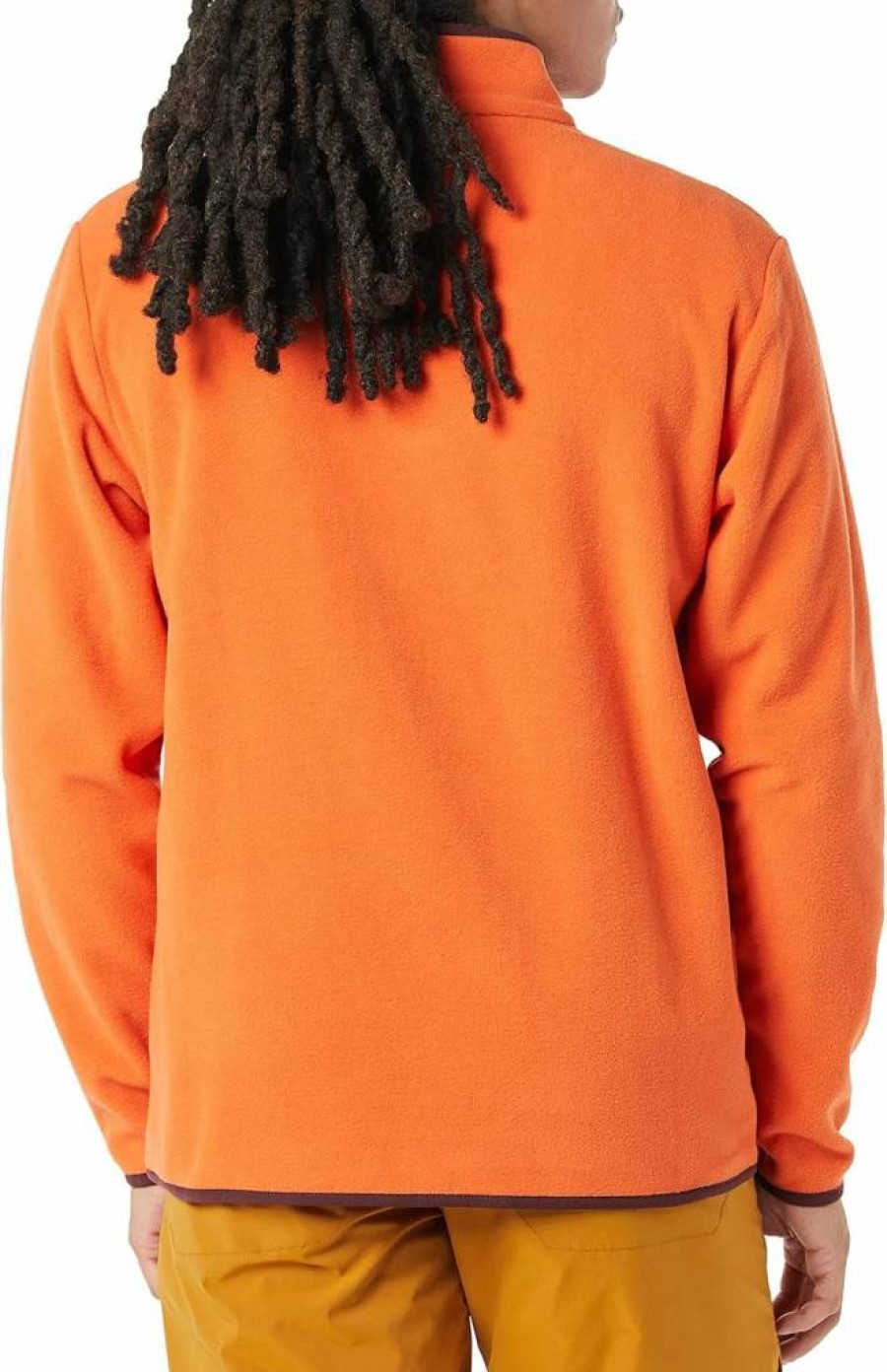 Amazon Essentials Men's Polar Fleece Snap-Front Jacket - Lightweight Warm Pullover for Casual Wear