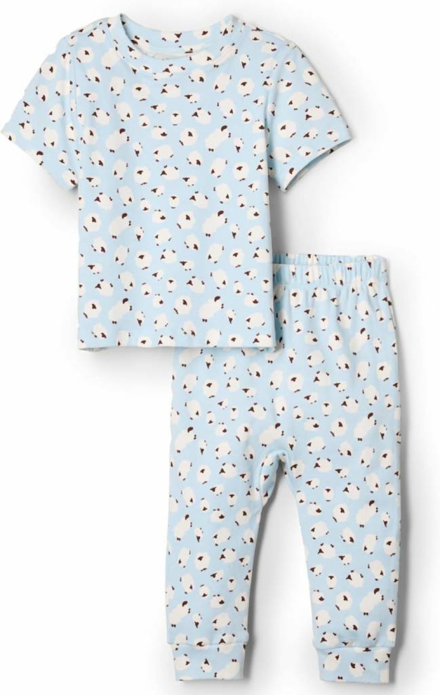 Amazon Essentials Unisex Toddler & Baby 2-Piece Outfit Set - Soft Cotton Top & Pants