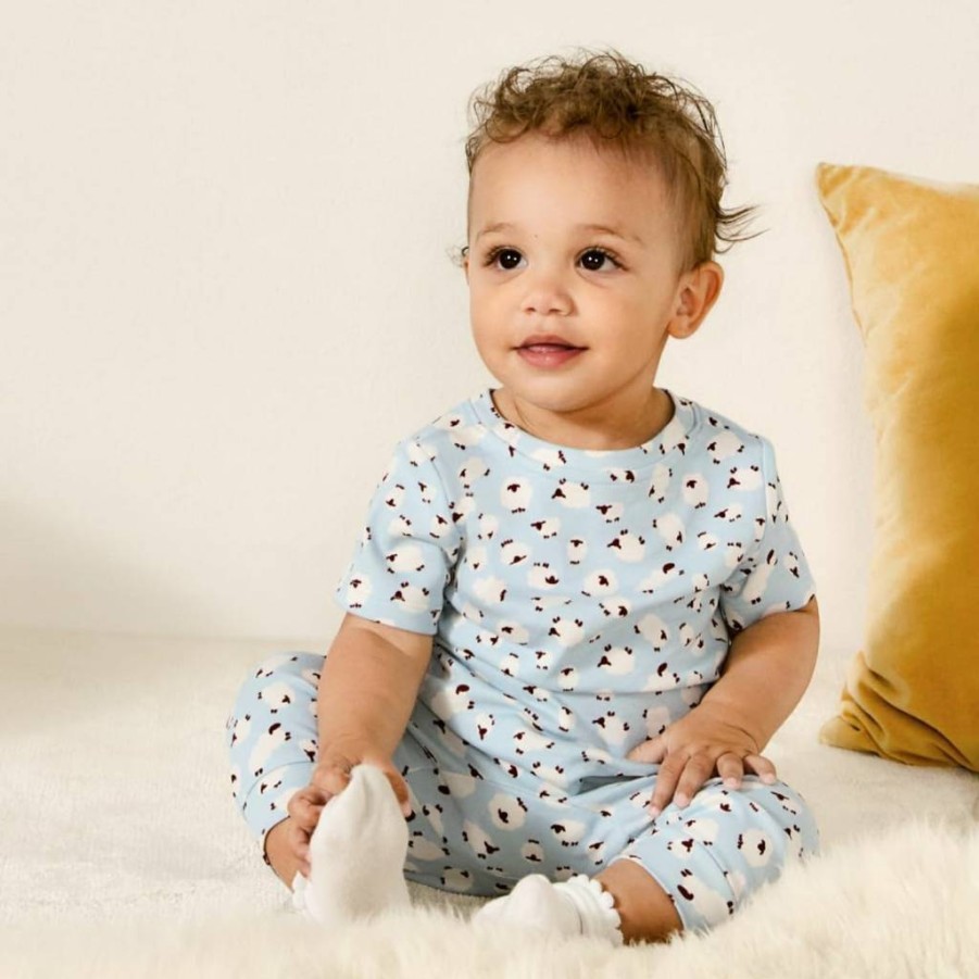 Amazon Essentials Unisex Toddler & Baby 2-Piece Outfit Set - Soft Cotton Top & Pants