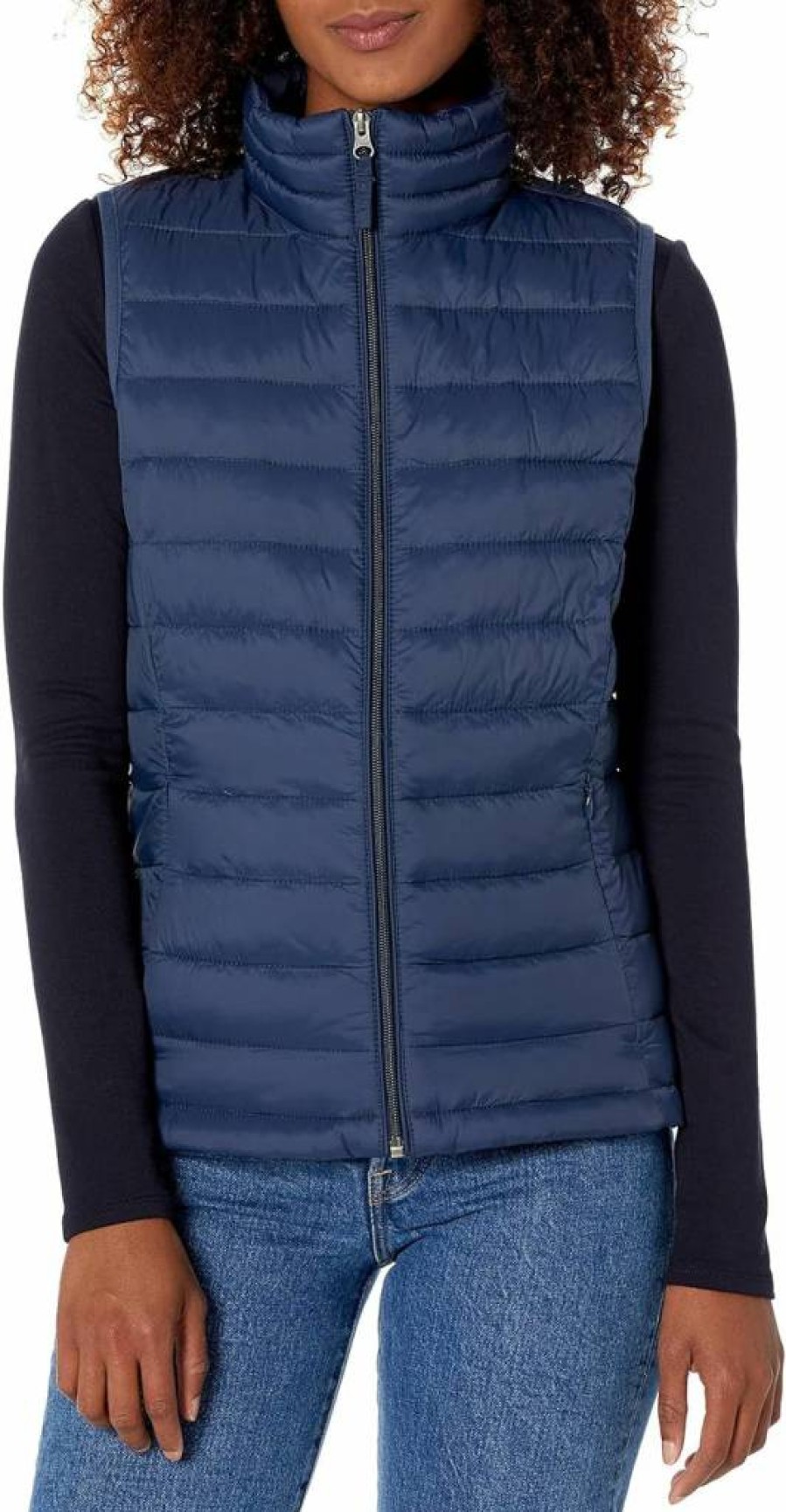 Amazon Essentials Women's Lightweight Packable Puffer Vest - Water-Resistant Winter Outerwear