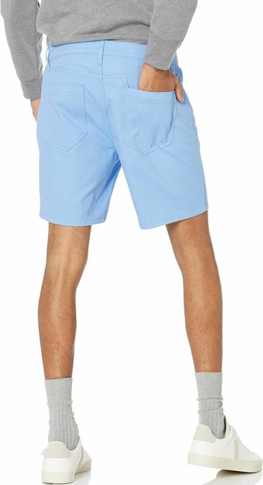 Amazon Essentials Men's Slim-Fit 7-Inch Inseam Stretch Shorts with 5-Pockets | Comfortable Casual Wear