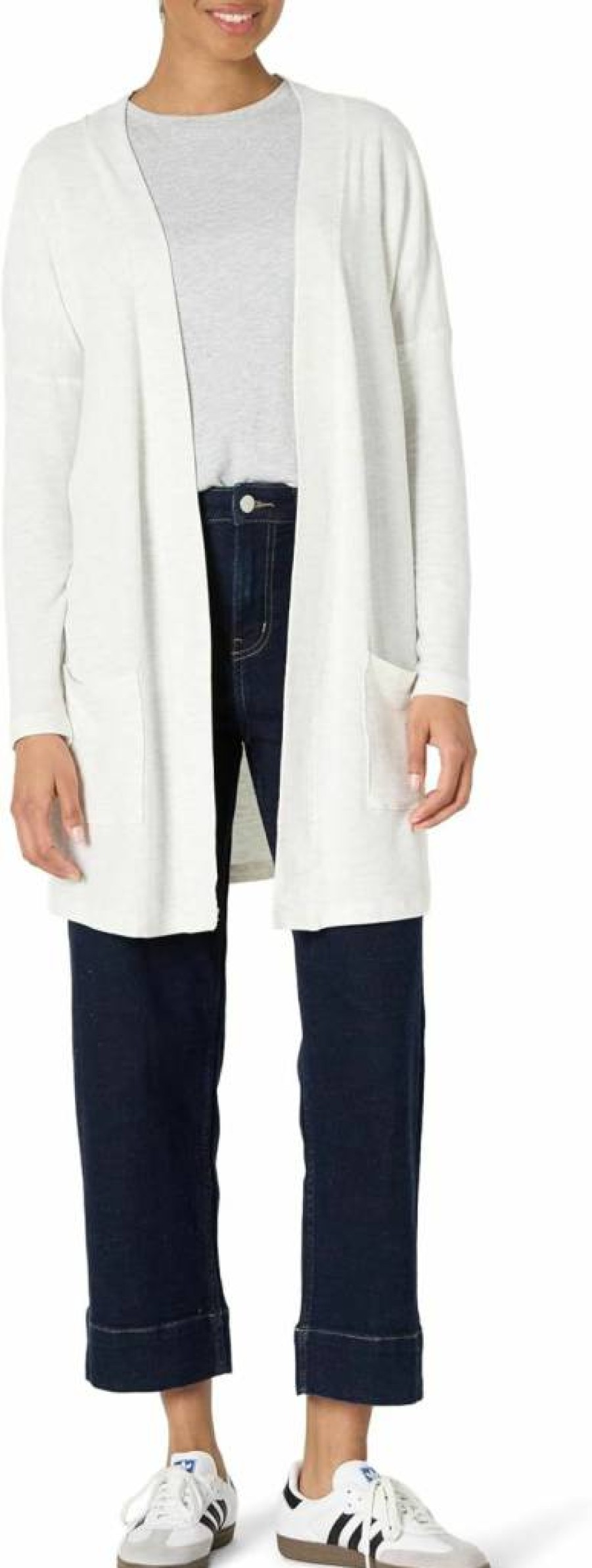 Amazon Essentials Women's Lightweight Open-Front Cardigan, Relaxed Fit Casual Knit Sweater