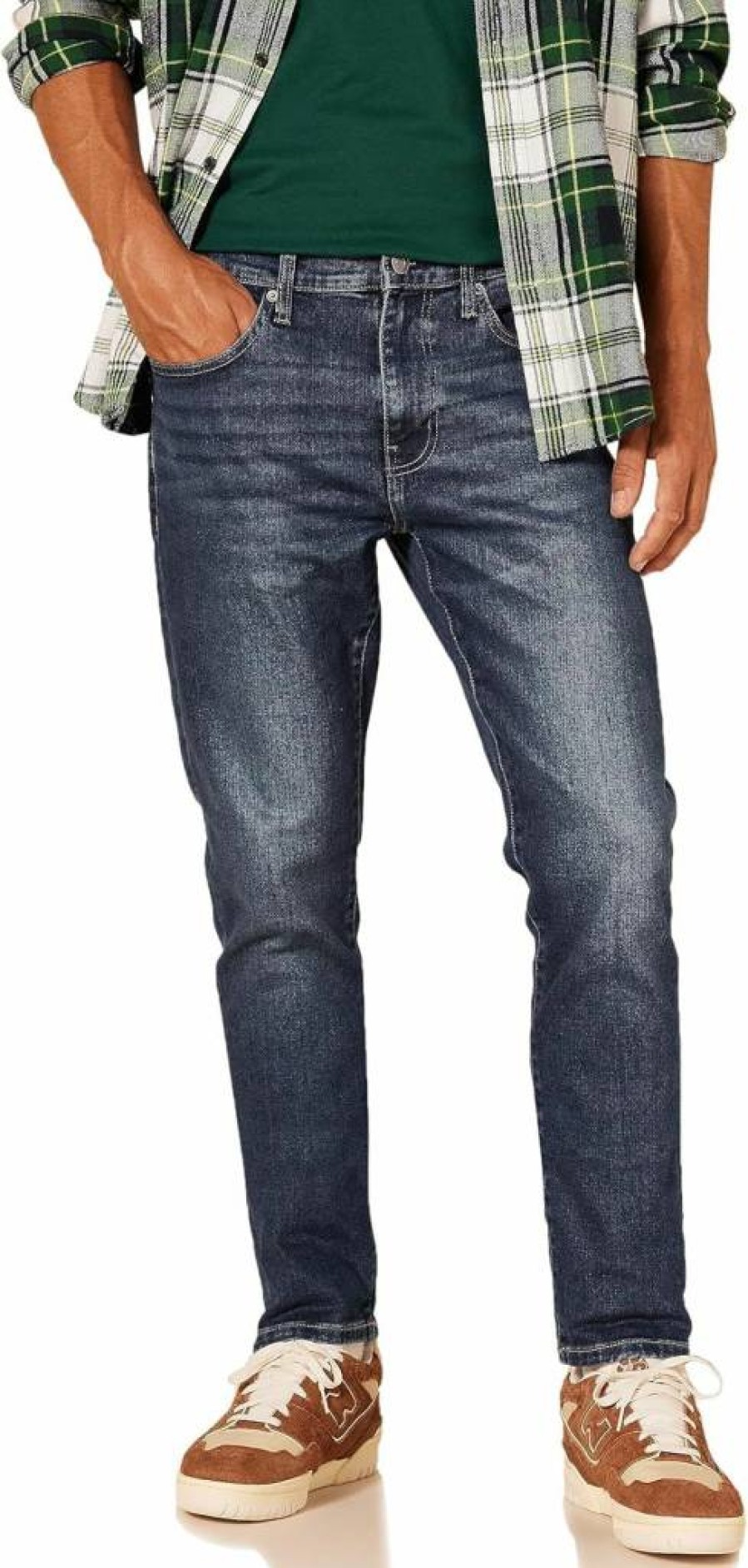 Amazon Essentials Men's Slim-Fit Jeans for Comfort & Style | Durable Denim Pants for Everyday Wear