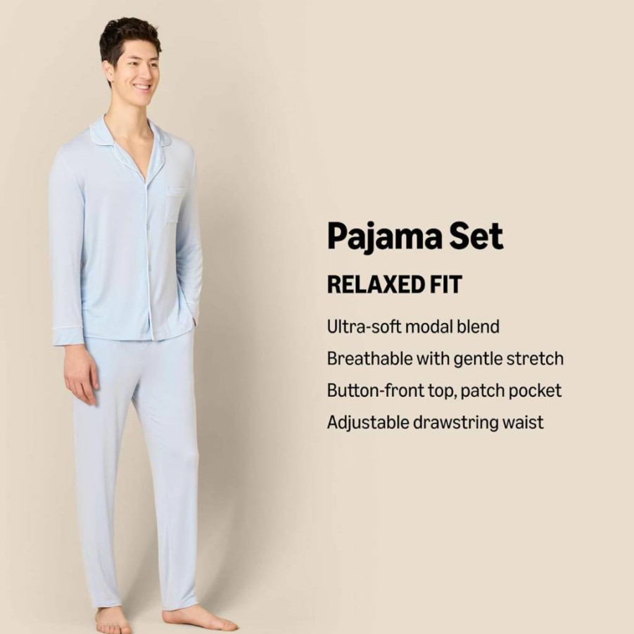 Amazon Essentials Men's Comfortable Pajama Set by Sofia Grainge - Soft Sleepwear for Men