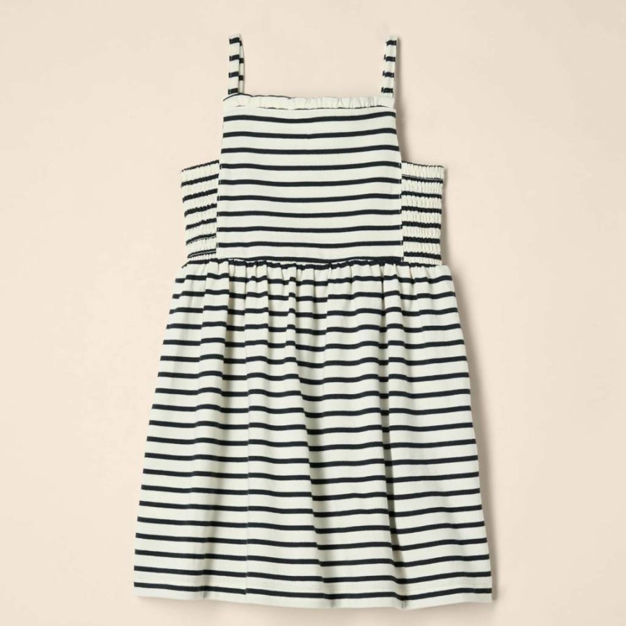 Amazon Essentials Girls & Toddlers' Soft Cotton Midi Dress with Adjustable Straps