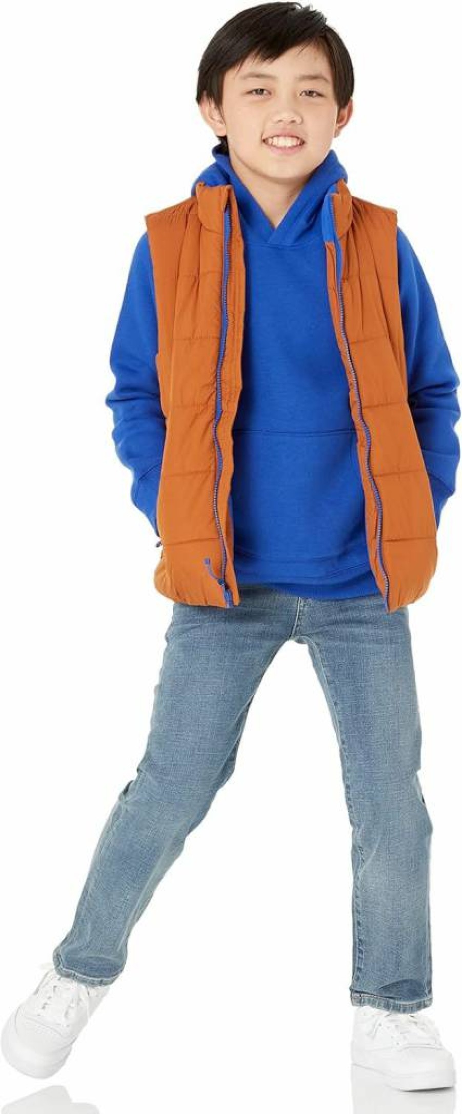 Amazon Essentials Boys' & Toddlers' Warm Puffer Vest - Heavyweight Winter Outerwear for Kids