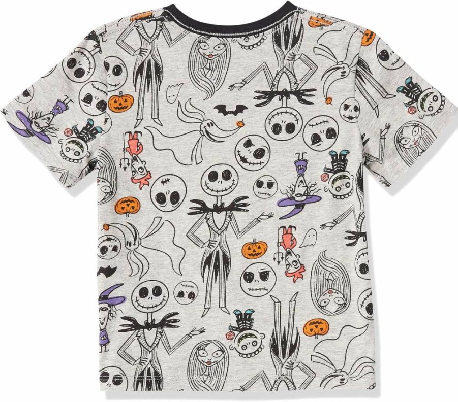 Amazon Essentials Boys' & Toddlers' Marvel & Star Wars Graphic Short-Sleeve V-Neck Tees, 4-Pack