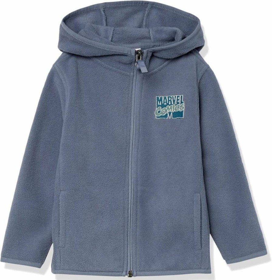 Amazon Essentials Boys & Toddlers Disney Marvel Star Wars Fleece Hoodie - Warm Zip-Up Jacket for Kids