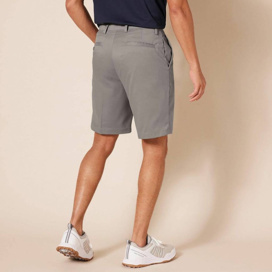 Amazon Essentials Men's Big & Tall Classic-Fit Stretch Golf Shorts for Comfort & Mobility