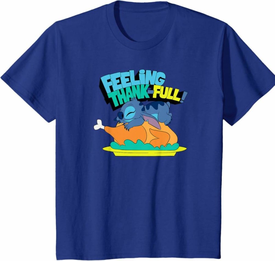 Amazon Essentials Thanksgiving Thankful Turkey Graphic T-Shirt for Men and Women