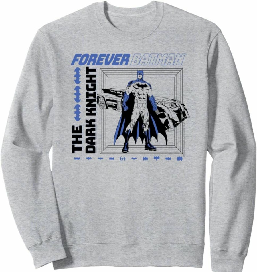 Amazon Essentials DC Comics Batman The Dark Knight Graphic Pullover Sweatshirt