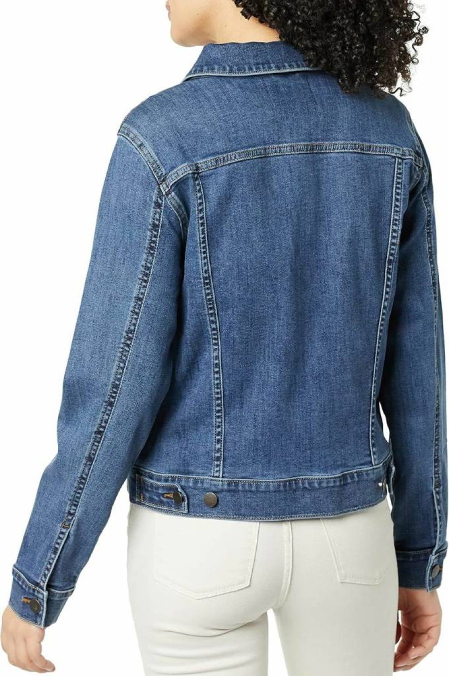 Amazon Essentials Women's Denim Jacket - Classic Fit, Plus Size Options, Lightweight Comfort