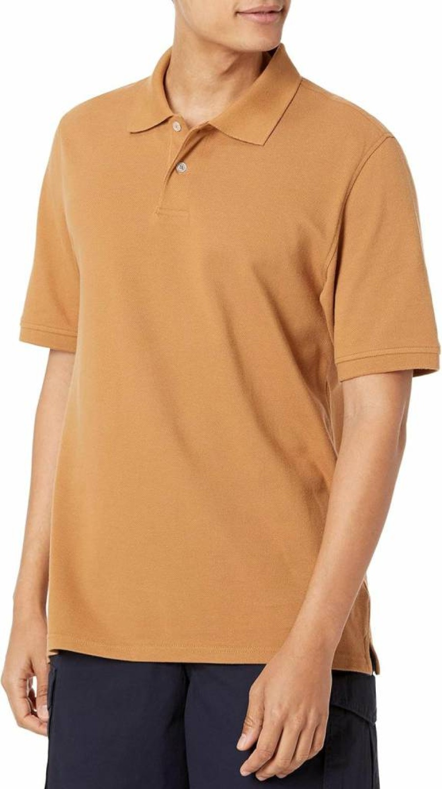 Amazon Essentials Men's Regular-Fit Cotton Pique Polo Shirt for Big & Tall - Comfortable Casual Short Sleeve Tee