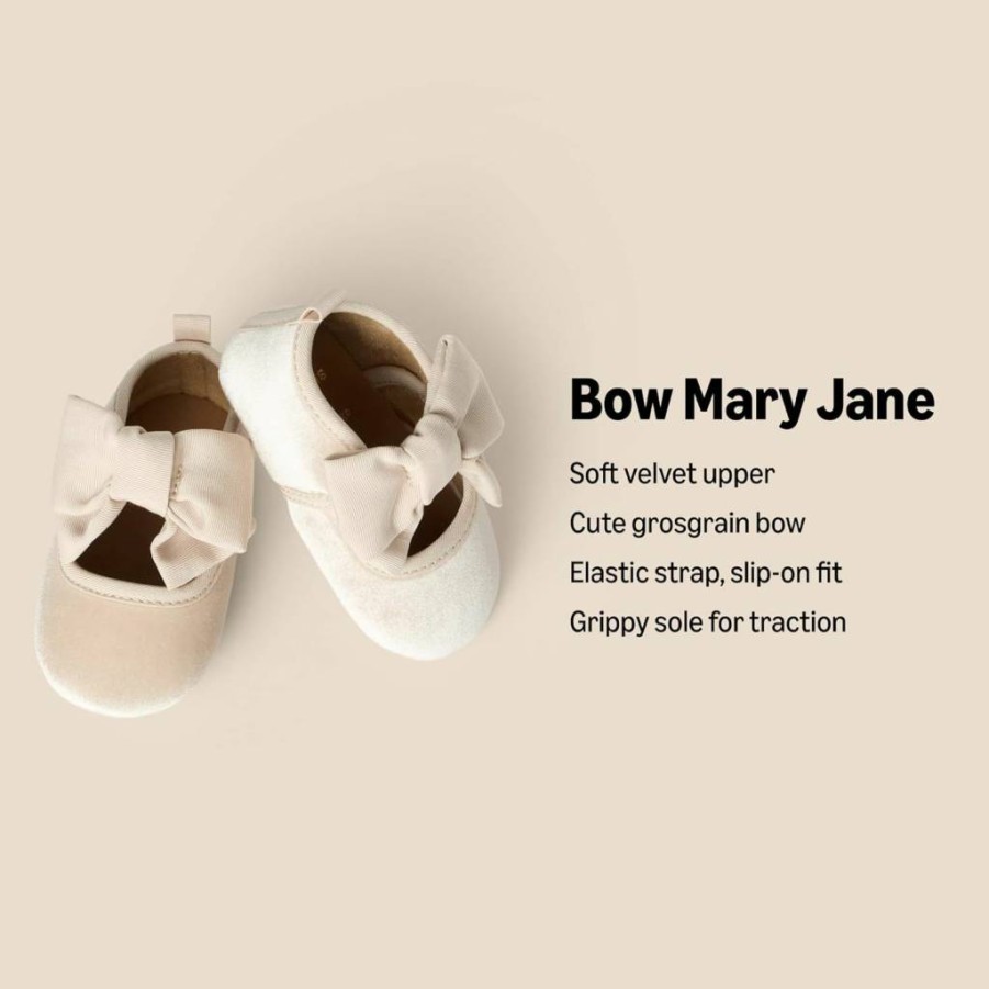 Amazon Essentials Baby Girls' Mary Jane Shoes with Bow Detail - Comfortable & Stylish Toddler Footwear by Sofia Grainge