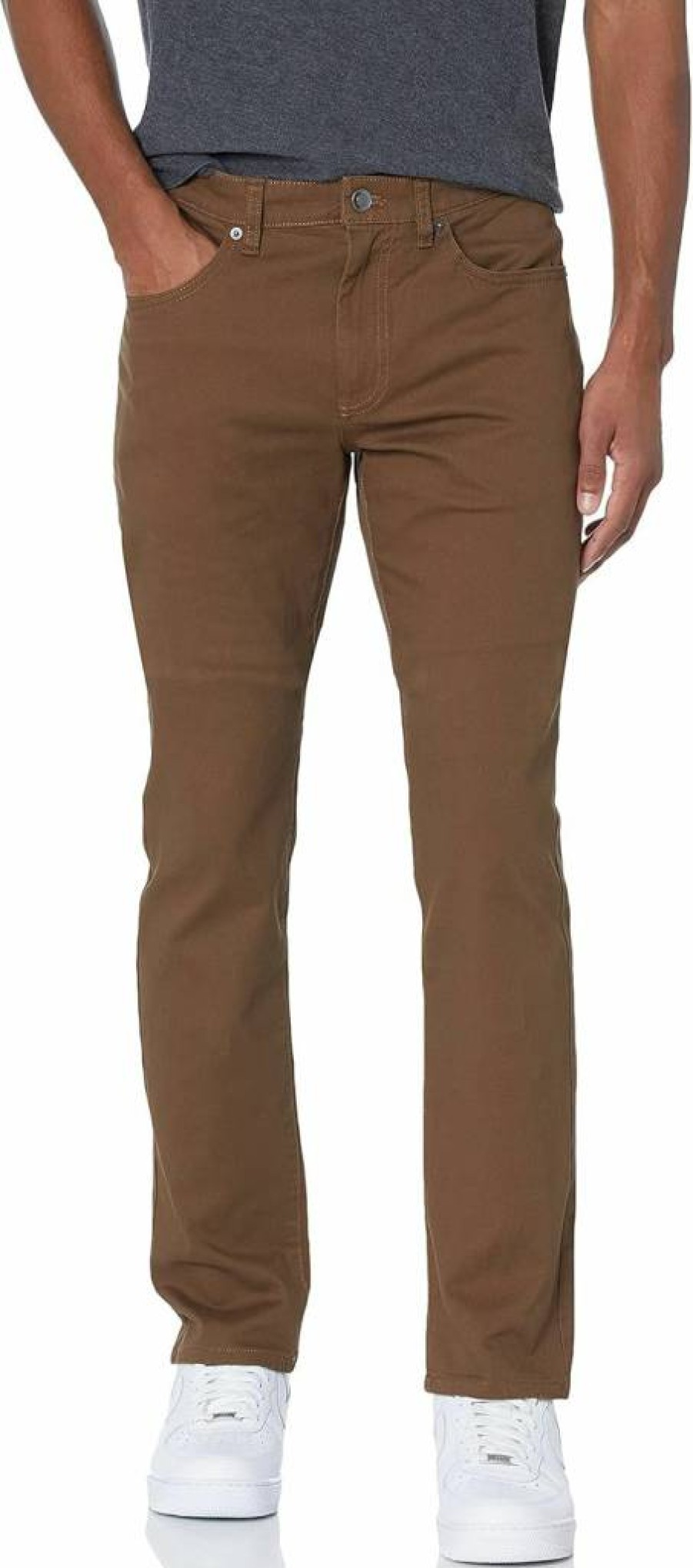 Amazon Essentials Men's Slim-Fit Stretch Twill Pants with 5-Pocket Design for Comfort & Style