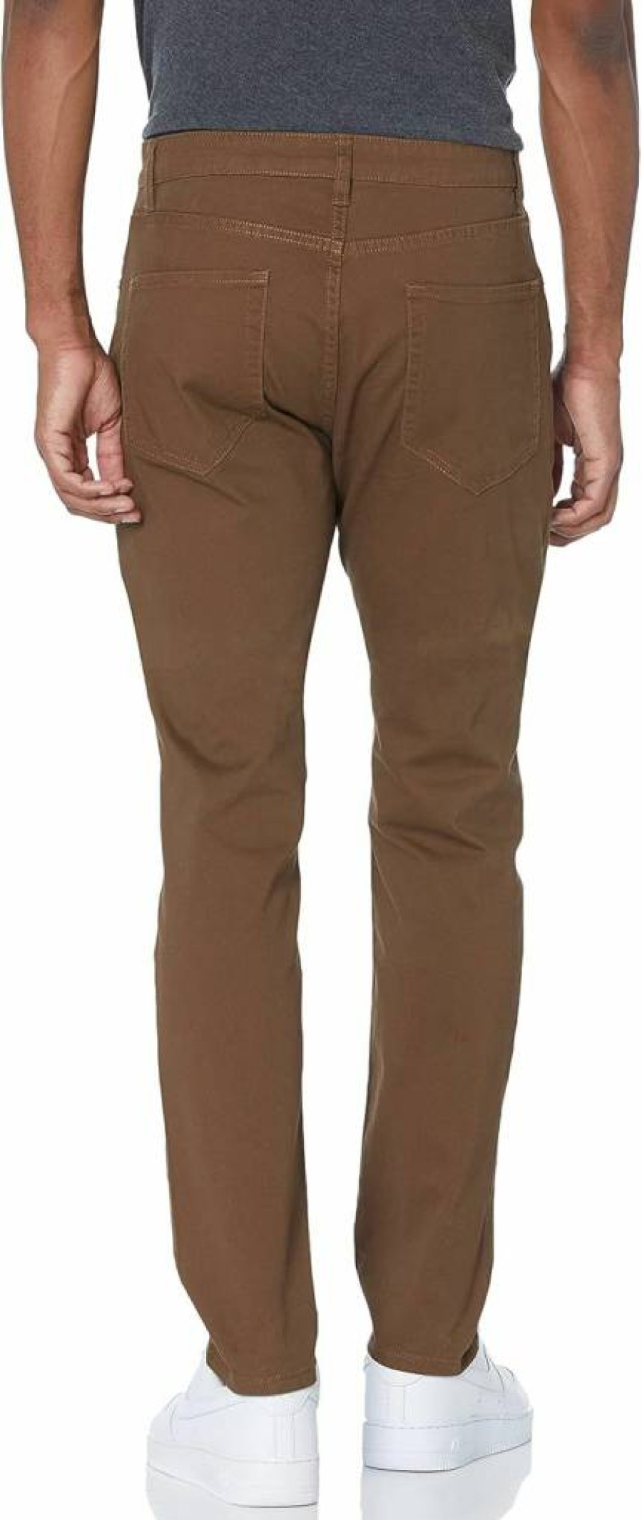 Amazon Essentials Men's Slim-Fit Stretch Twill Pants with 5-Pocket Design for Comfort & Style