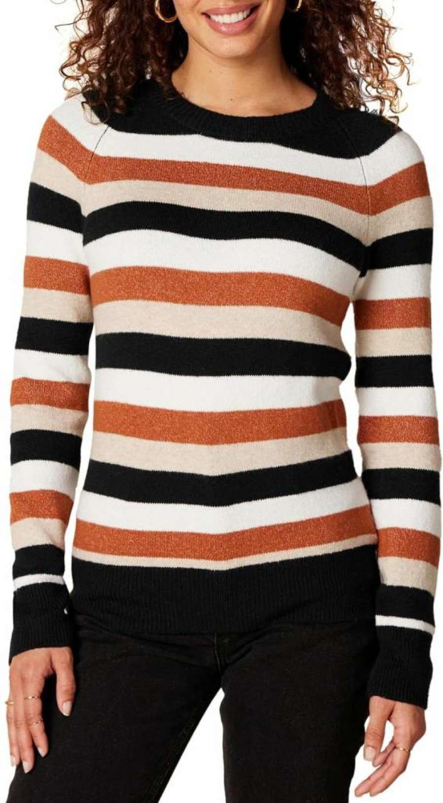 Amazon Essentials Women's Long-Sleeve Crewneck Sweater - Soft Touch, Classic-Fit, Comfortable Casual Pullover Top