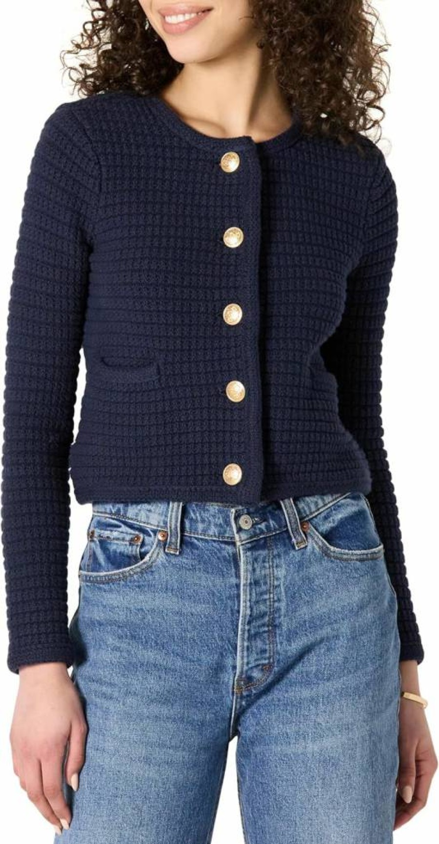 Amazon Essentials Women's Midweight Cardigan Sweater - Regular Fit, Soft Knit, Versatile Layering Piece