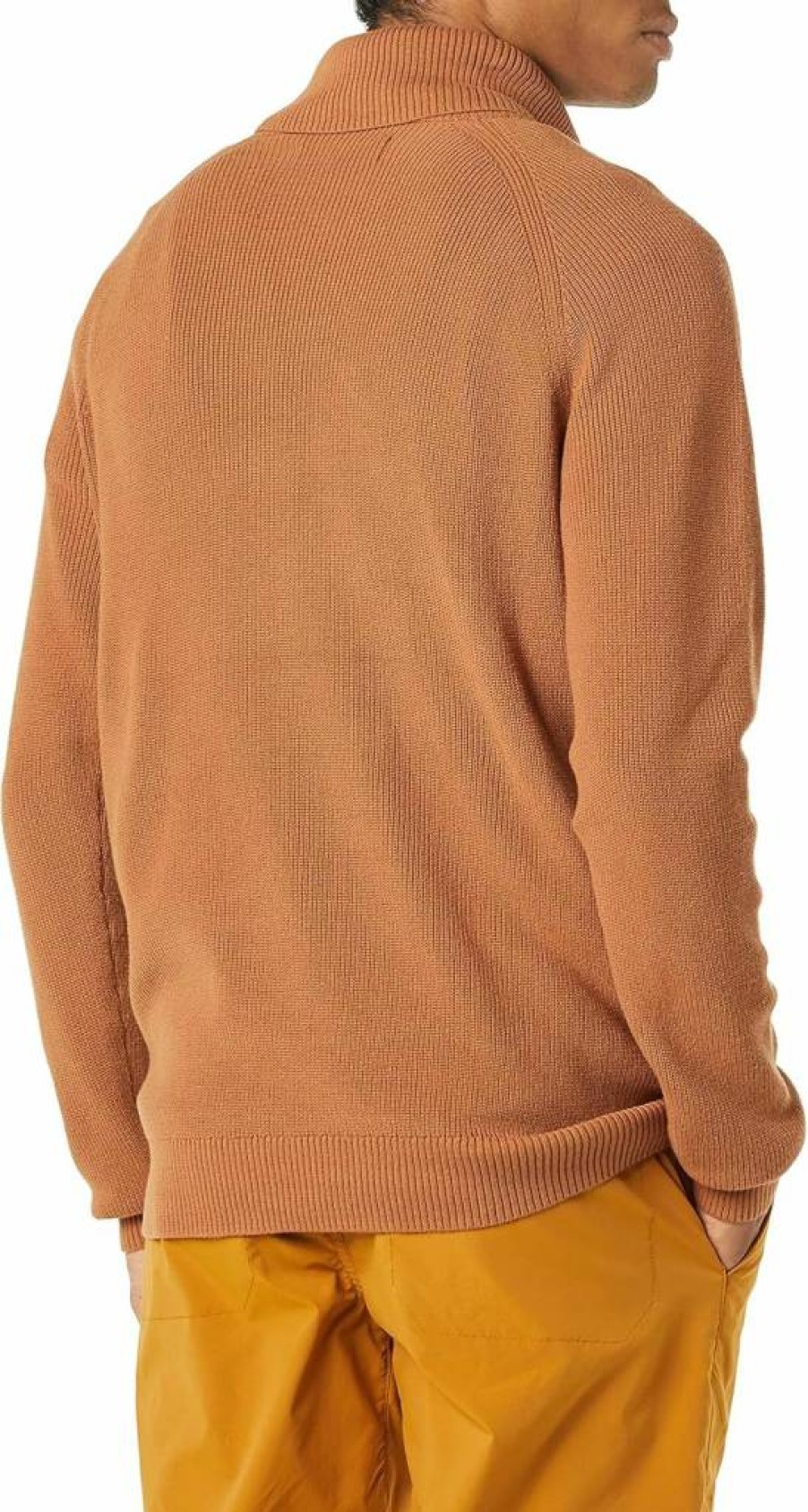 Amazon Essentials Men's 100% Cotton Rib-Knit Turtleneck Sweater, Slim Fit, Long Sleeve, Winter Warm Pullover