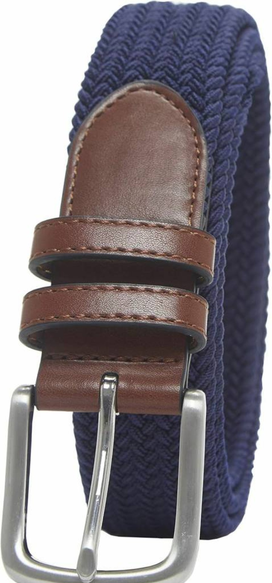 Amazon Essentials Men's Braided Belt - Adjustable Stretch Woven Design for Comfort & Style