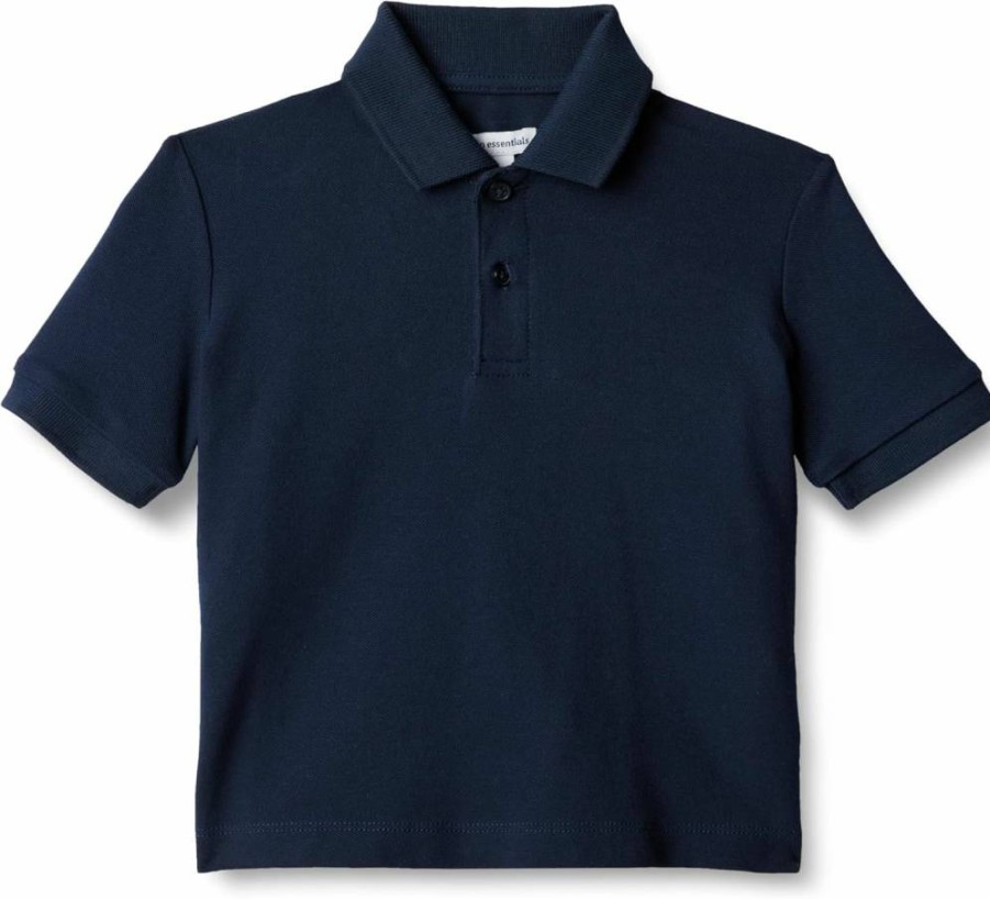 Amazon Essentials Boys & Toddlers' Comfortable Cotton-Spandex Polo Shirt for Play & Style