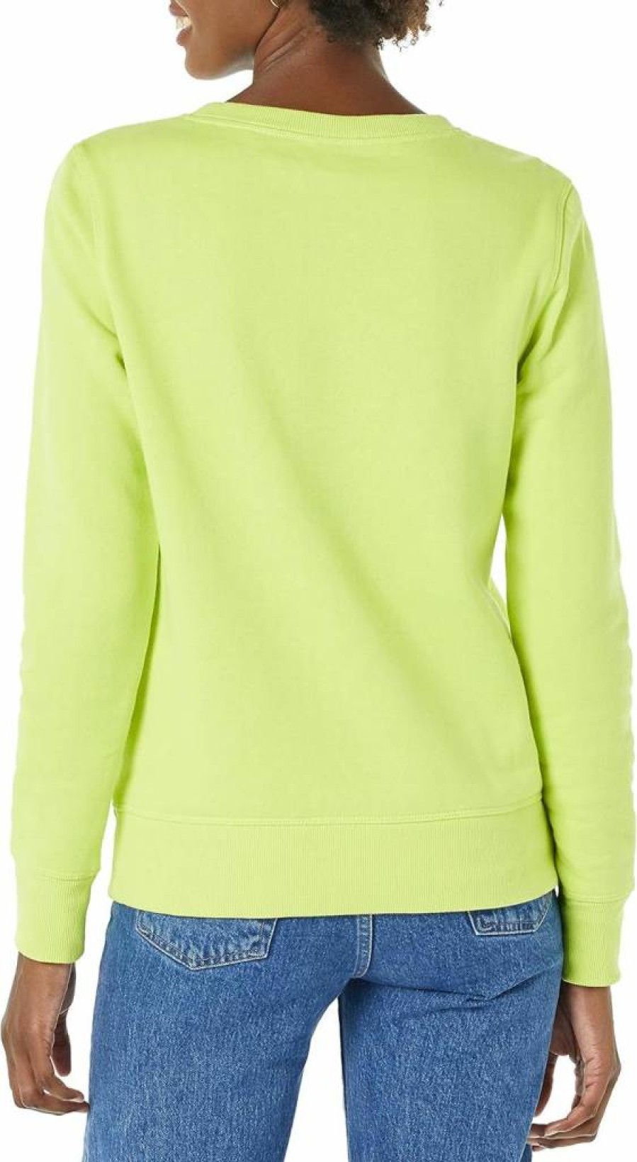 Amazon Essentials Women's Plus Size French Terry Fleece Crewneck Sweatshirt - Soft Pullover Sweater