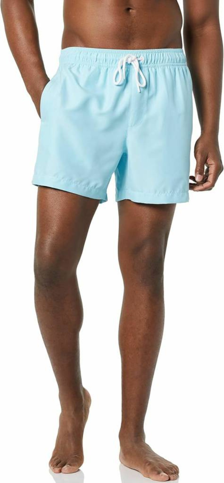 Amazon Essentials Men's 5-Inch Quick-Dry Swim Trunks for Swimming & Beach | Lightweight & Comfortable