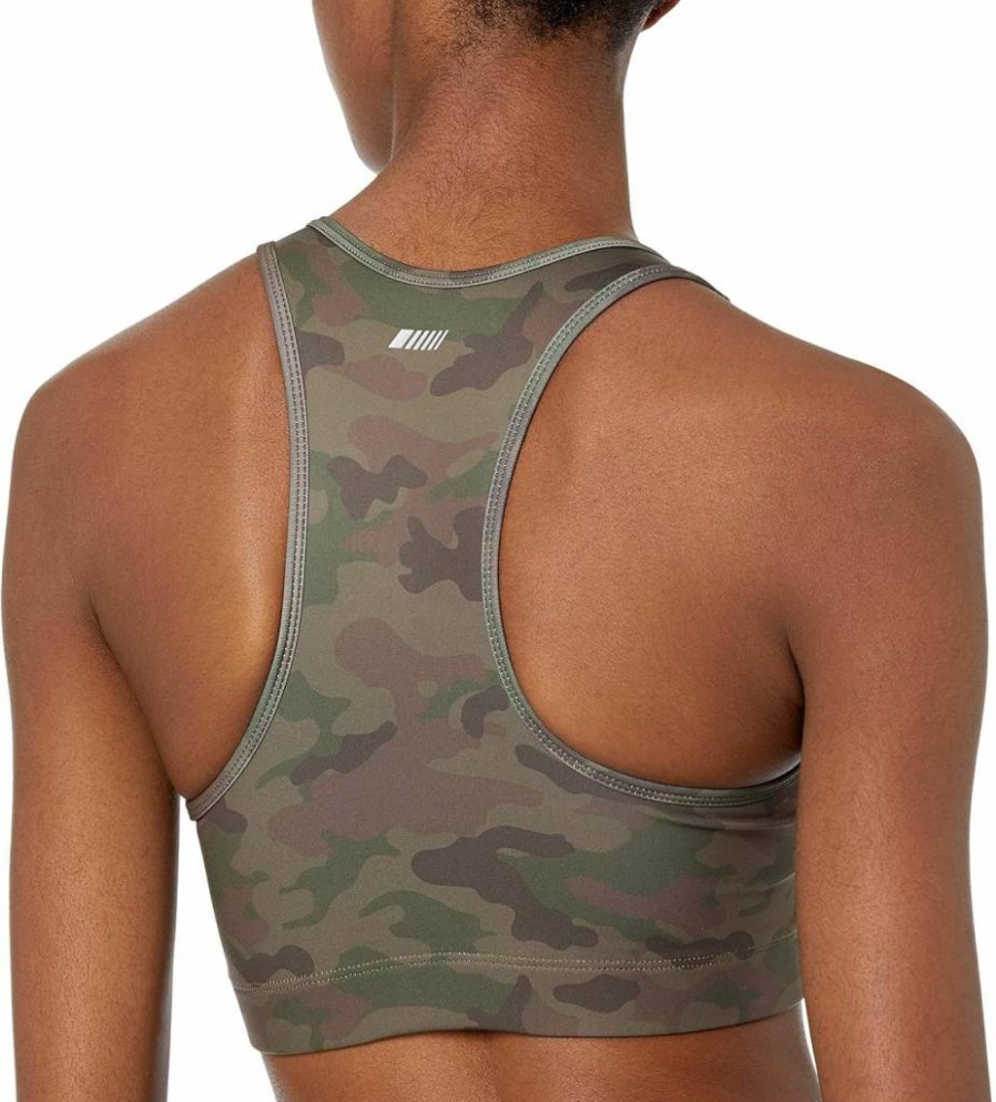 Amazon Essentials Women's Medium Support Racerback Sports Bra - Active Sculpt Workout & Fitness Top