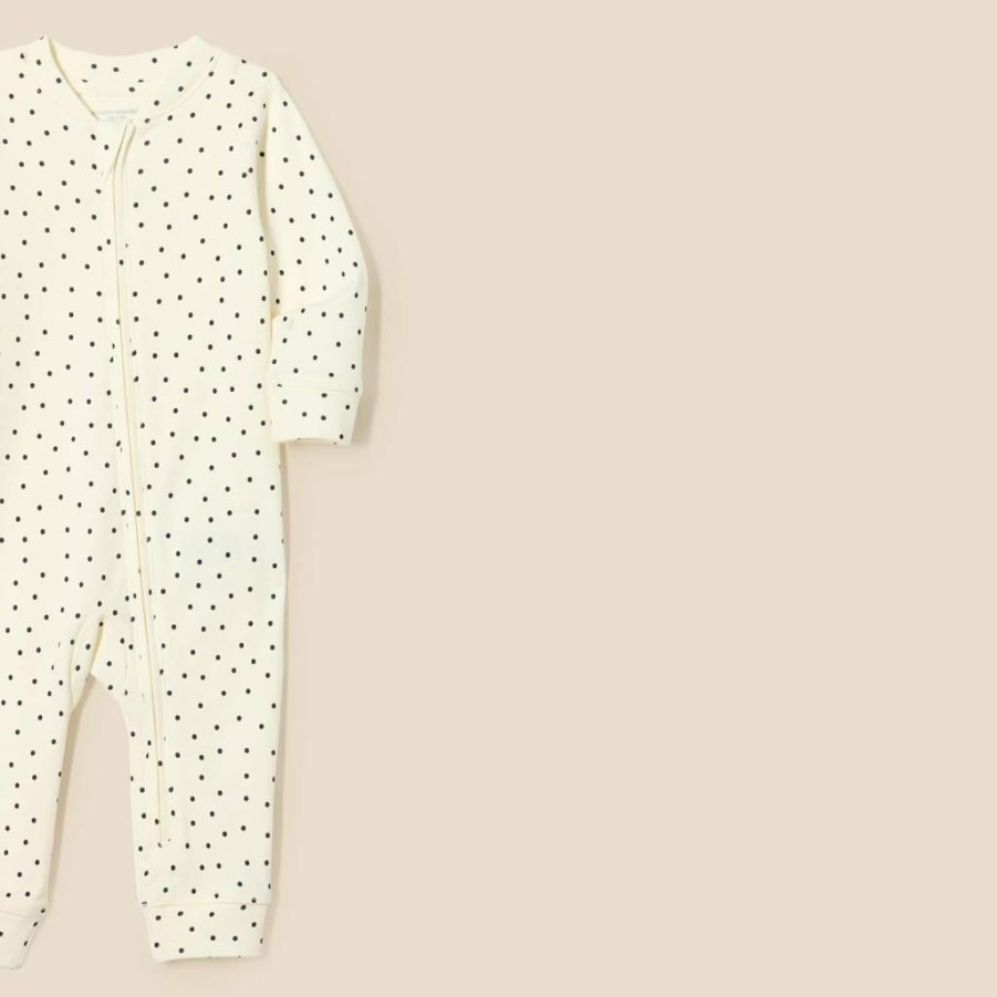 Amazon Essentials Unisex Baby Cotton Zip-Up Sleepsuits, 3-Pack, Soft & Comfortable Footless Pajamas