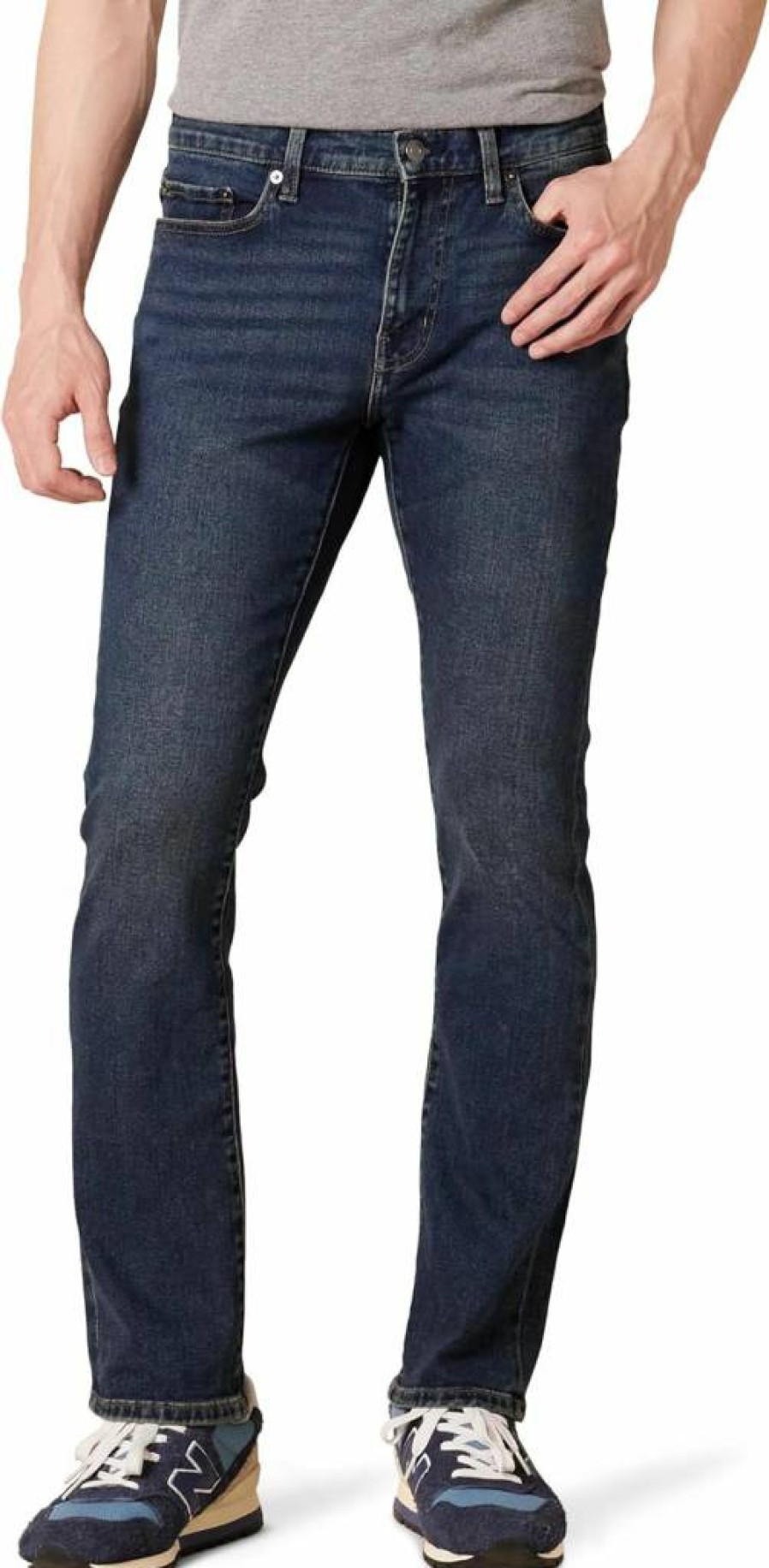 Amazon Essentials Men's Slim Fit Stretch Bootcut Jeans for Comfort & Style
