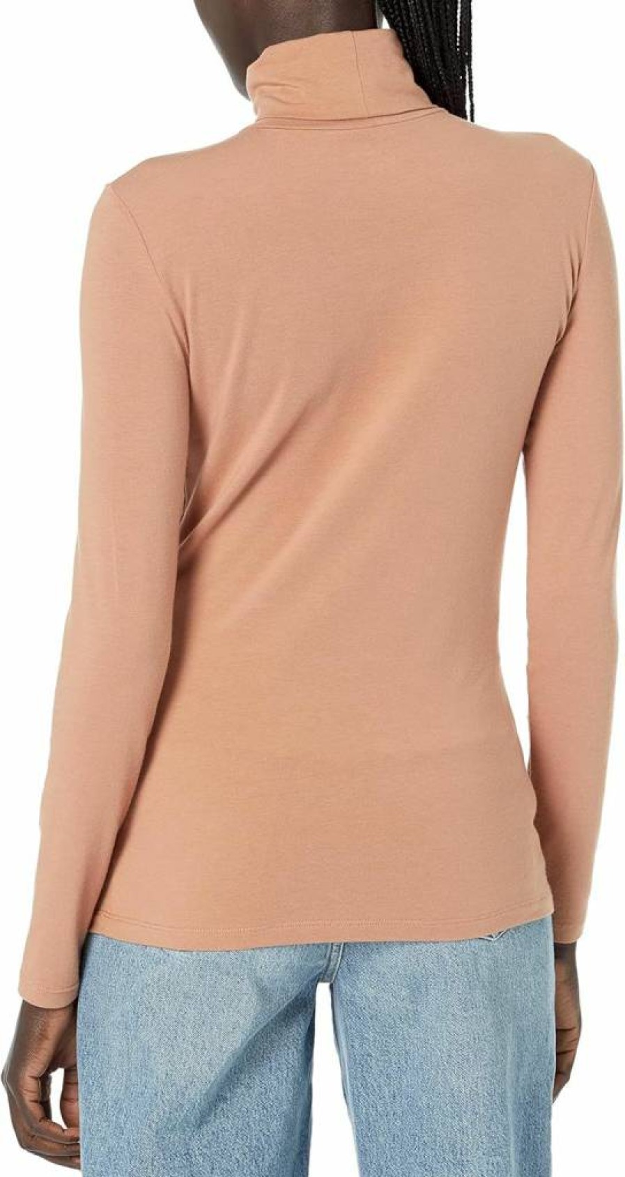 Amazon Essentials Women's Plus Size Long-Sleeve Turtleneck Top