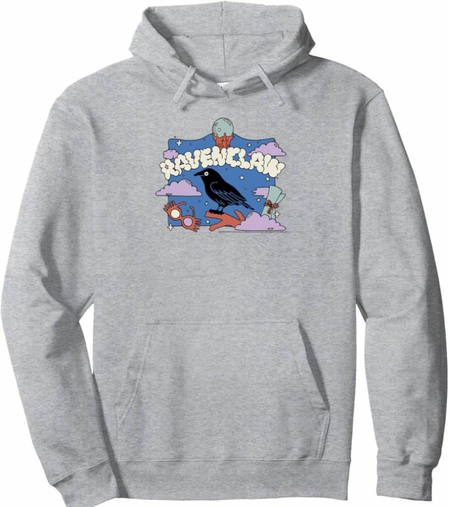 Amazon Essentials Harry Potter Ravenclaw House Hoodie - Hogwarts Cartoon Pullover Sweatshirt
