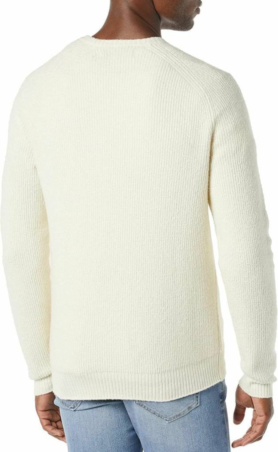 Amazon Essentials Men's Soft-Touch Long-Sleeve Crewneck Sweater, Comfortable Casual Knit Pullover