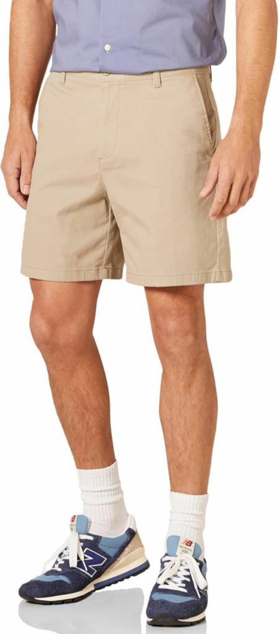 Amazon Essentials Men's Classic-Fit 7-Inch Comfort Stretch Chino Shorts for Casual Wear