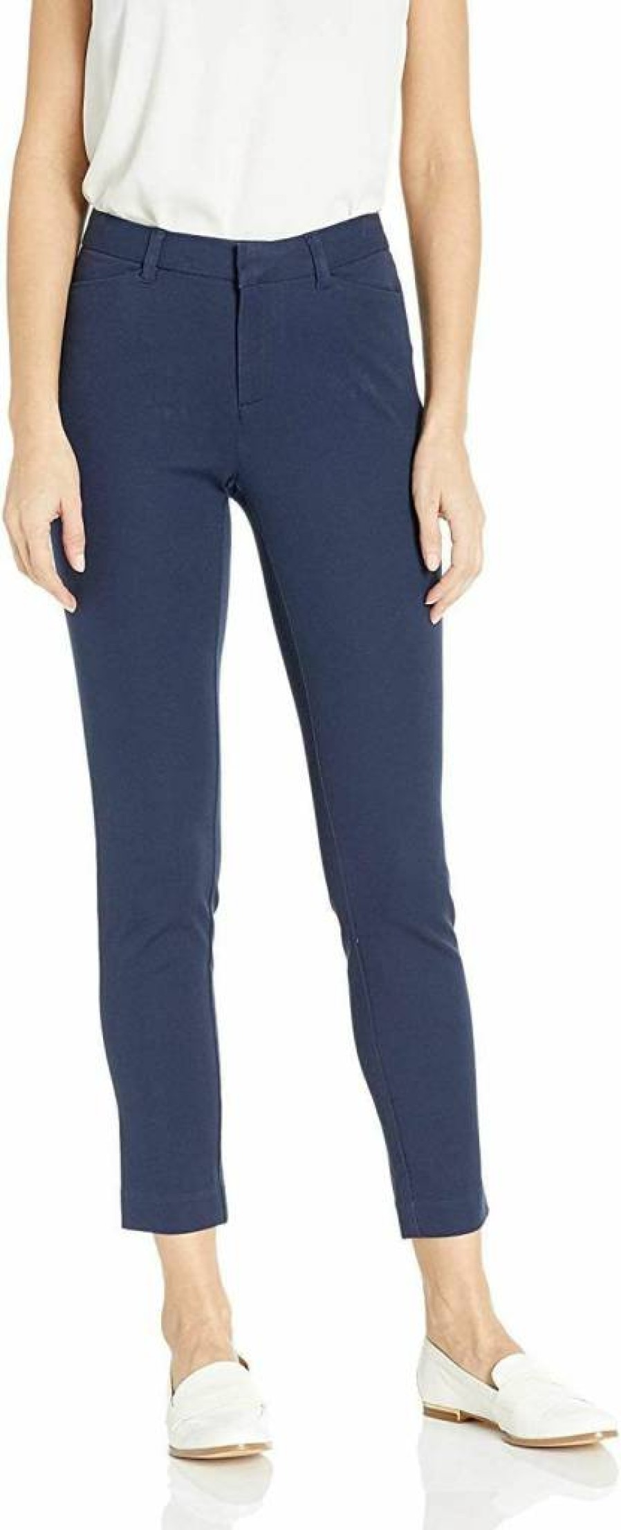 Amazon Essentials Women's Slim-Fit Ankle Pants - Comfortable Stretch Skinny Trousers for Everyday Wear