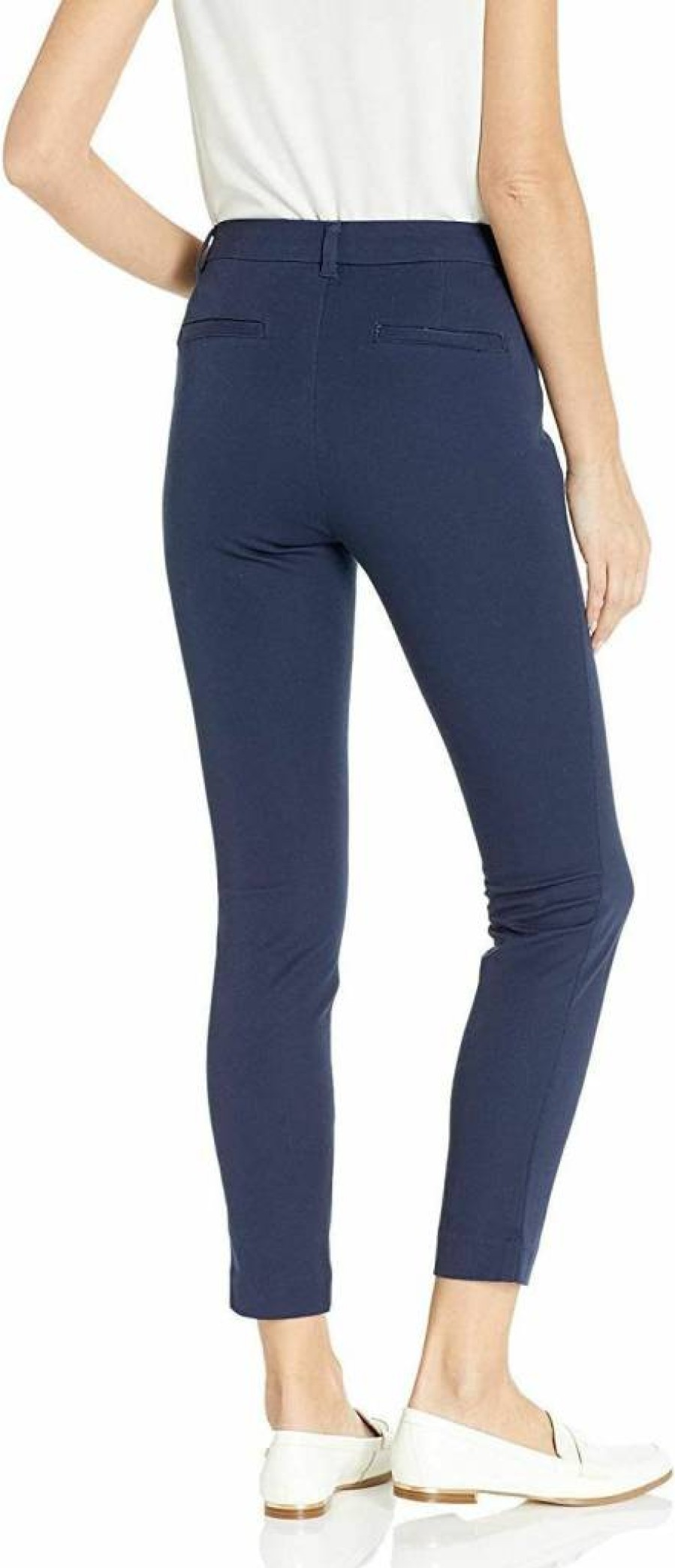 Amazon Essentials Women's Slim-Fit Ankle Pants - Comfortable Stretch Skinny Trousers for Everyday Wear