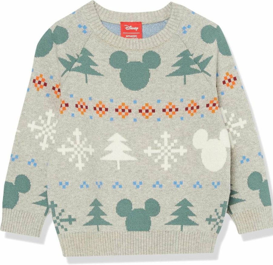 Amazon Essentials Boys & Toddlers Disney Marvel Star Wars Graphic Crewneck Sweaters