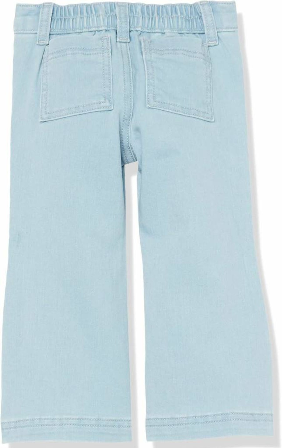 Amazon Essentials Girls & Toddlers Wide-Leg Jeans - Comfortable Stretch Denim Pants for Kids