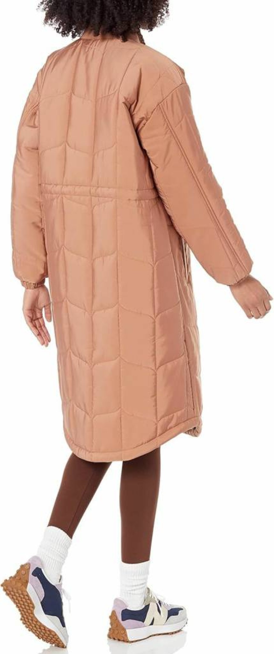 Amazon Essentials Women's Plus Size Oversized Quilted Winter Coat, Long Puffer Jacket with Warm Insulation