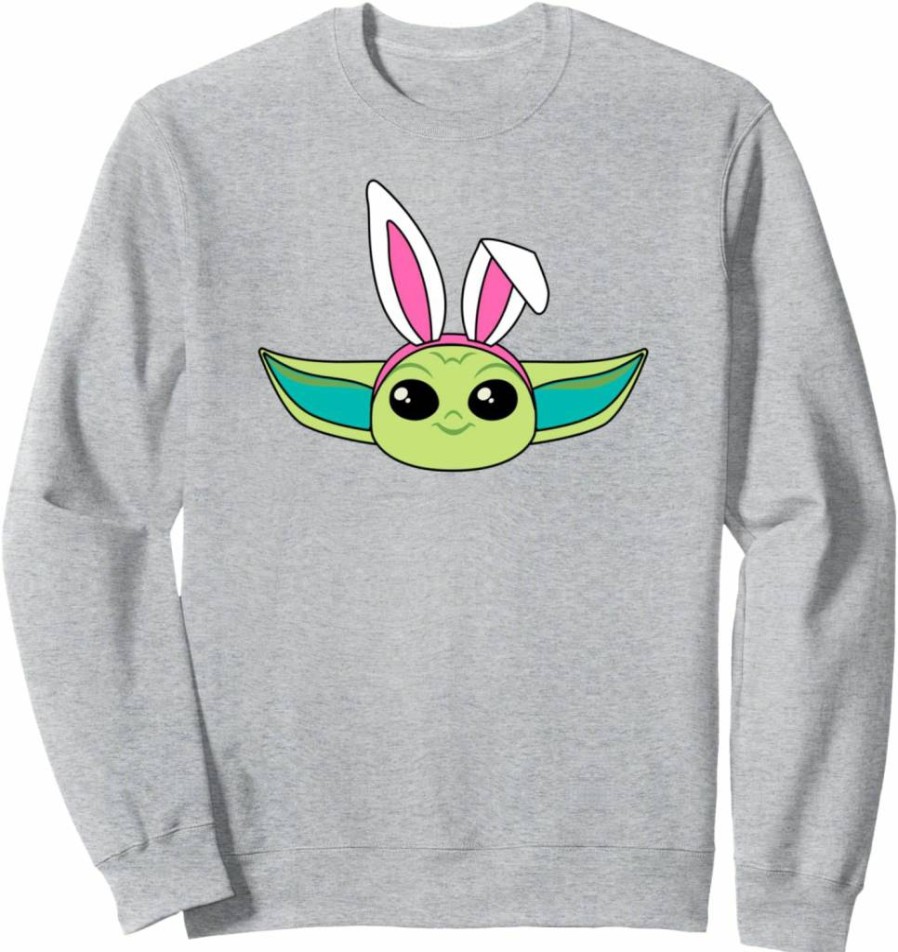 Amazon Essentials Star Wars The Mandalorian Grogu Easter Bunny Hoodie with Ears