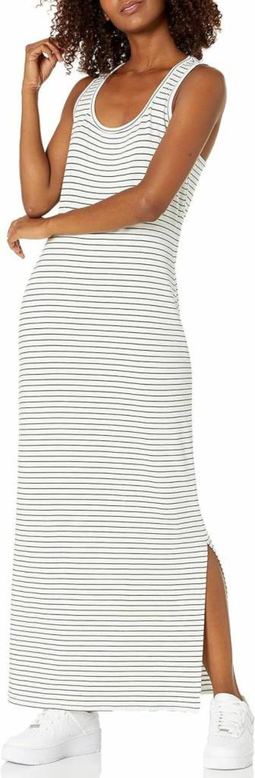 Amazon Essentials Women's Soft Terry Racerback Maxi Dress - Comfortable Casual Long Dress with Breathable Fabric