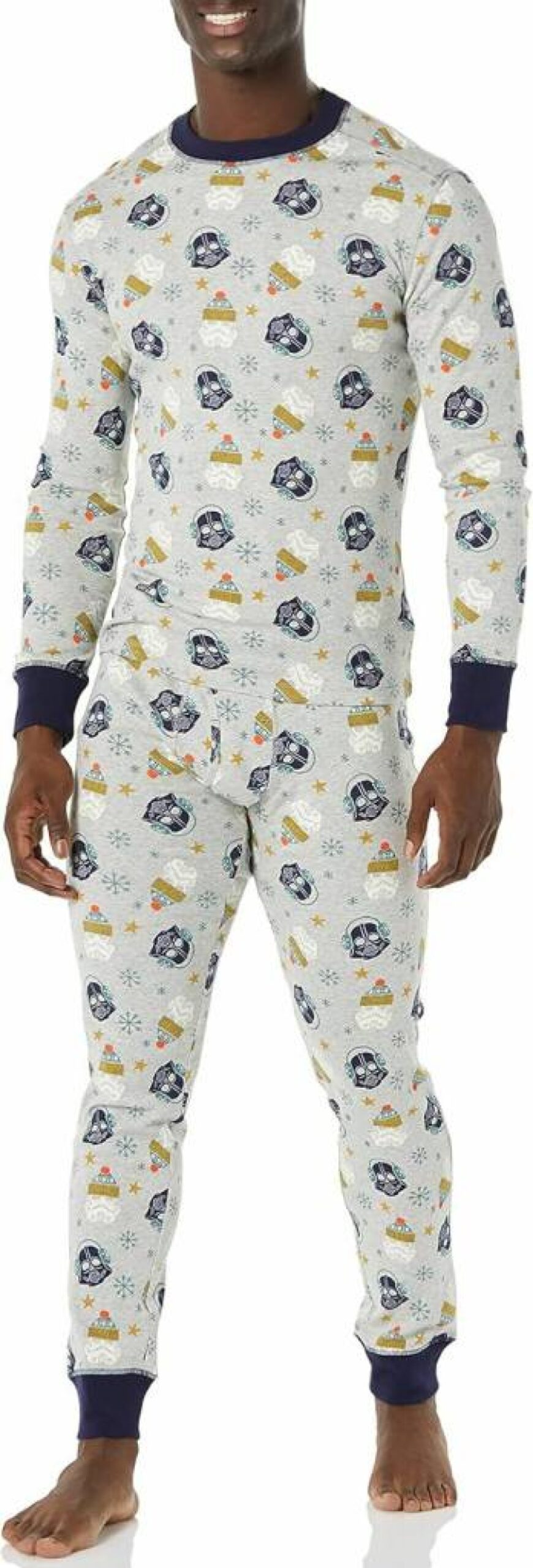Amazon Essentials Men's Marvel & Star Wars Snug-Fit Pajama Set - Disney Licensed Sleepwear