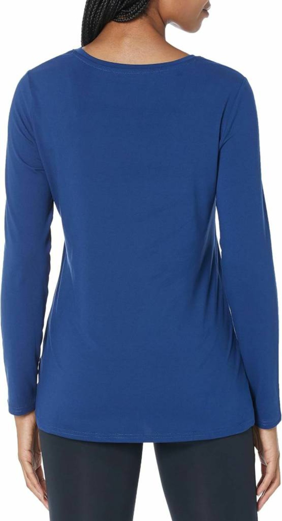 Amazon Essentials Women's Plus Size Active Quick-Dry Lightweight Long-Sleeve Workout T-Shirt with Stretch Tech Fabric