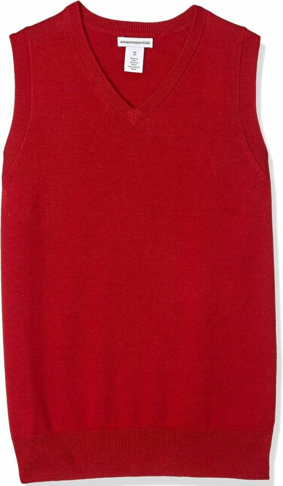 Amazon Essentials Boys & Toddlers' Cotton V-Neck Sweater Vest Multipack - Uniform & Casual Wear