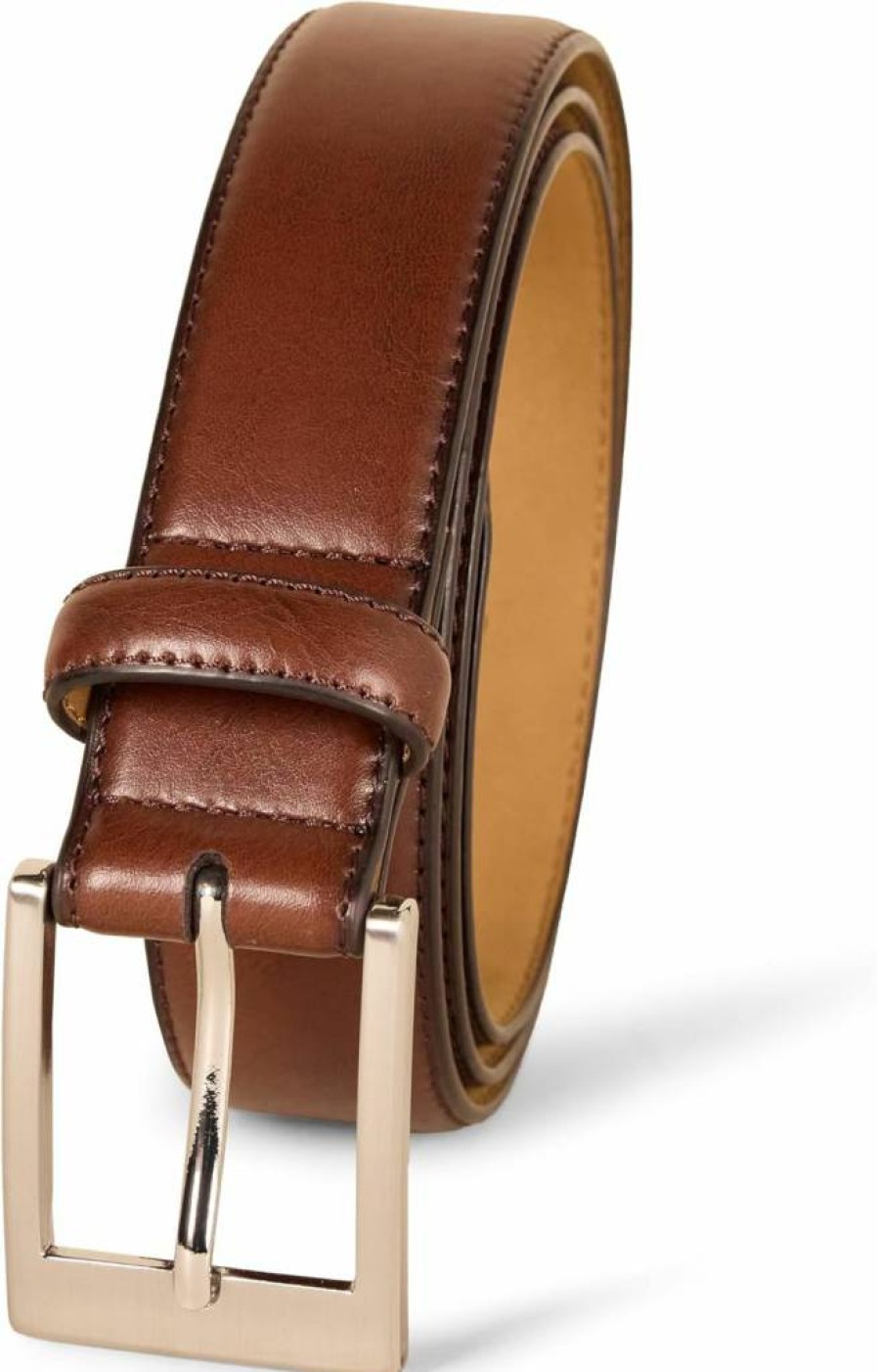 Amazon Essentials Men's Genuine Leather Belt - Classic Reversible Dress & Casual Strap, Adjustable Fit, Premium Quality
