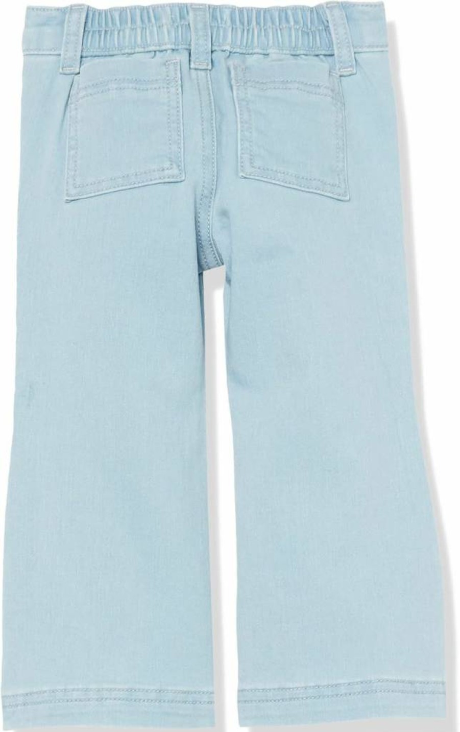 Amazon Essentials Girls & Toddlers Wide-Leg Jeans | Comfortable Stretch Denim Pants for Kids