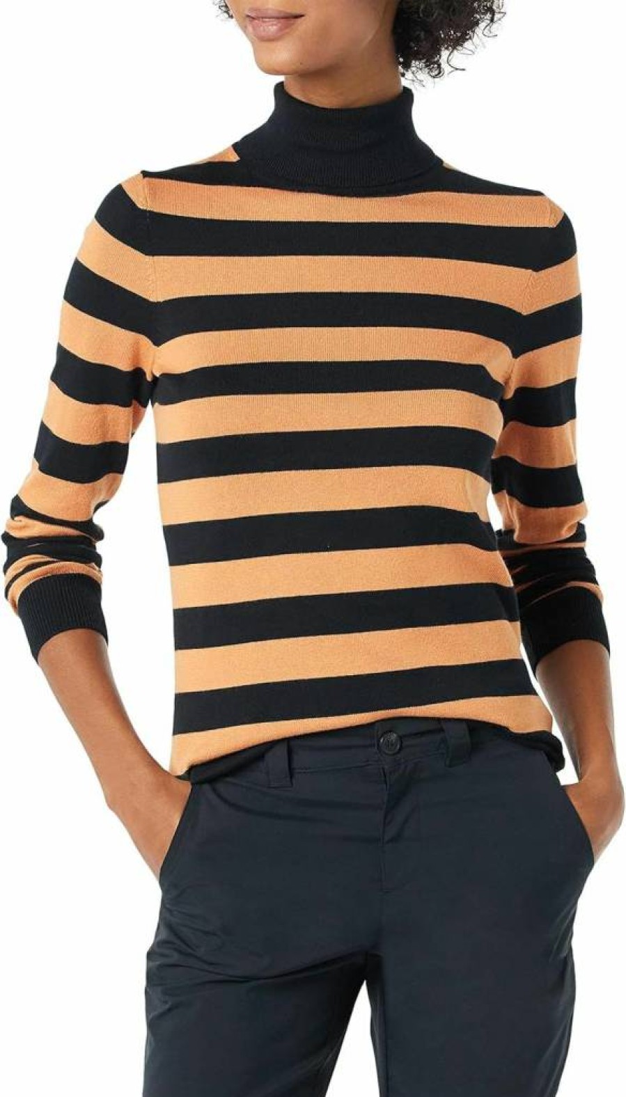 Amazon Essentials Women's Plus-Size Lightweight Long-Sleeve Turtleneck Sweater, Classic-Fit Comfort Top for Fall & Winter