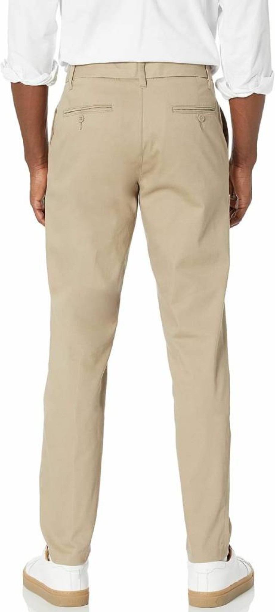 Amazon Essentials Men's Slim-Fit Stretch Chino Pants - Wrinkle-Resistant Flat-Front Dress Pants for Business Casual